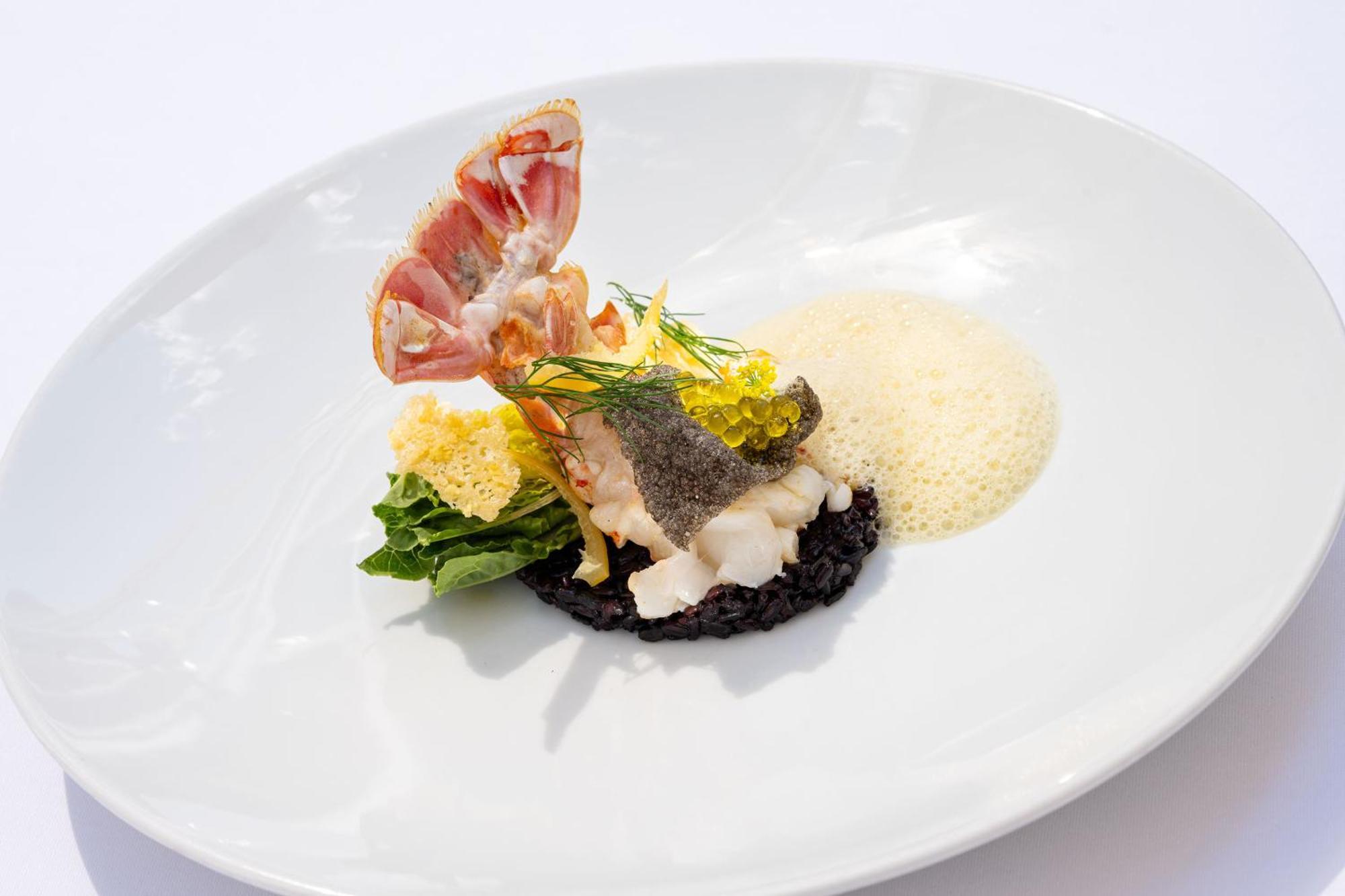 Hotel Europaeischer Hof Heidelberg, Bestes Hotel Deutschlands In Historischer Architektur Exteriör bild A modern Scottish dish of lobster and black pudding