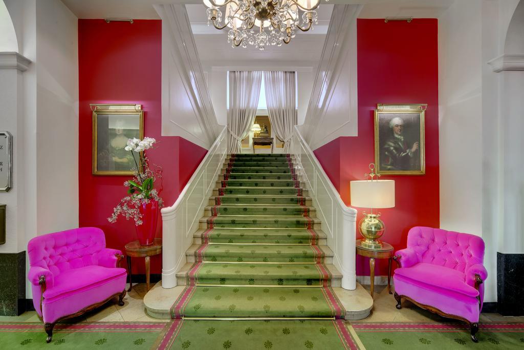 Hotel Europaeischer Hof Heidelberg, Bestes Hotel Deutschlands In Historischer Architektur Exteriör bild The staircase